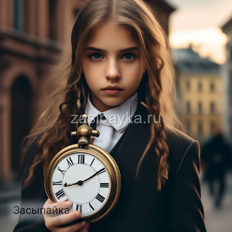 👧Анна и старинные карманные часы⏱