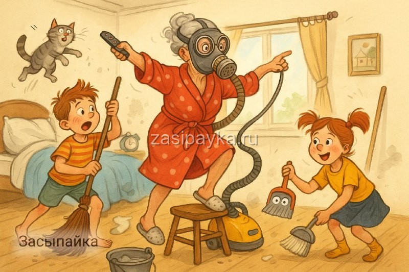 🧼 Бабушка-на-Штурме, или Уборка по-Боевому