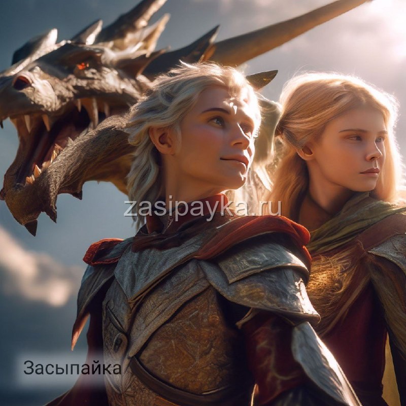 🧝♂️🧝♂️Дружба Света и Тени: Отважные Эльфы и Великий Дракон🐉 Иногда зло не то, чем кажется