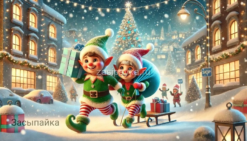 🎁 Эльфы на подработке🧝♂🧝♂