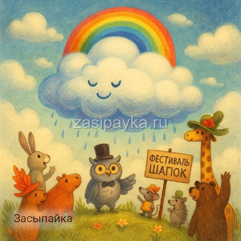 ☁️ Фестиваль Шапок на Облачной Горе (весёлая и добрая сказка с лёгкой ноткой волшебства)