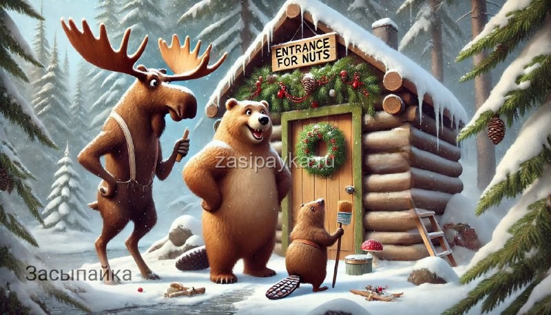 🌲 Где моя берлога? Или как лось Степан и бобёр Борис мне Михаилу спать зимой не давали 🦫🐻🫎