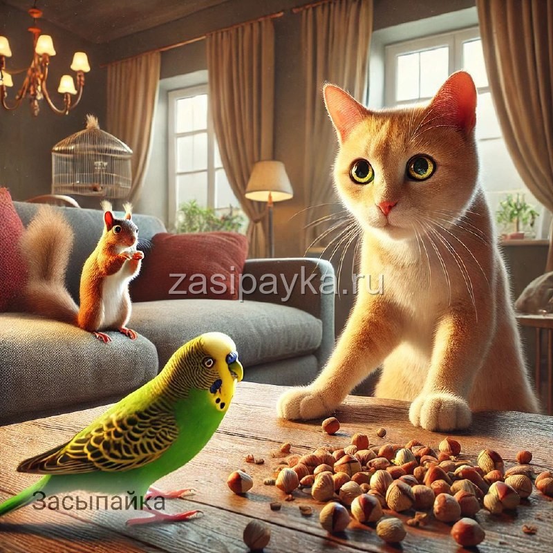 🐈🦜Гость с балкона🪟