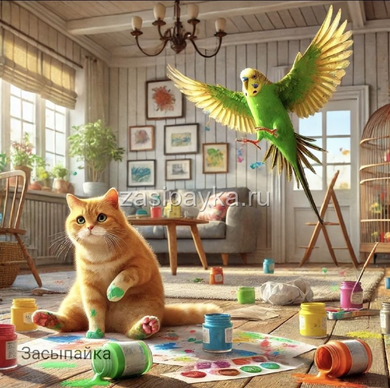 🐈🦜Художественная катастрофа 🎨