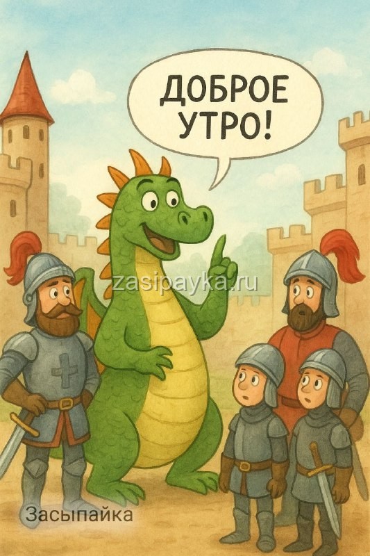🐉 Как дракон Бармалей рыцарей вежливости учил