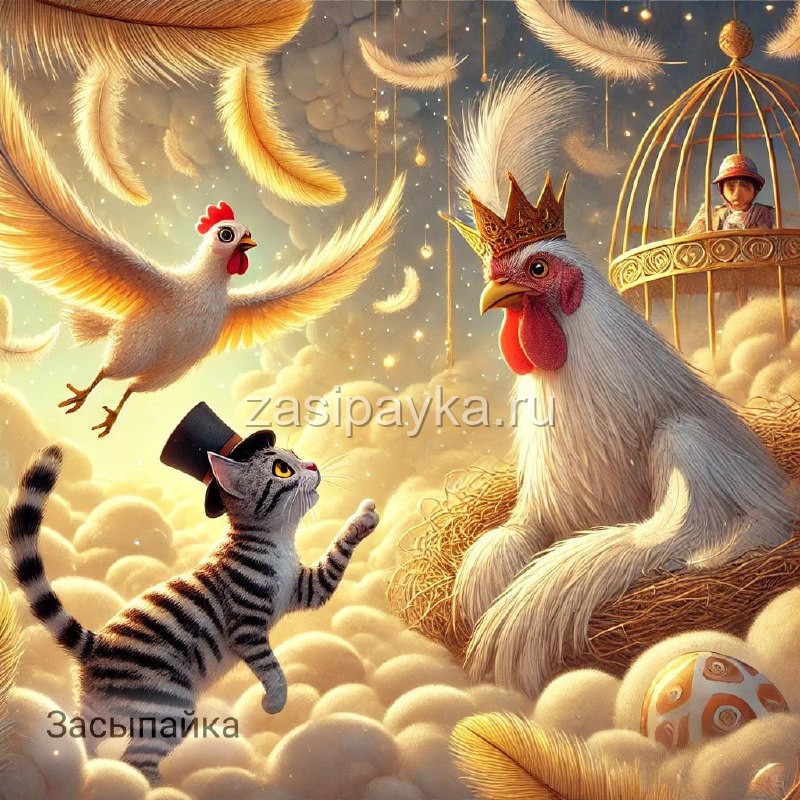 🌀Как кот Бублик открыл портал в мир перьев 🐱✨