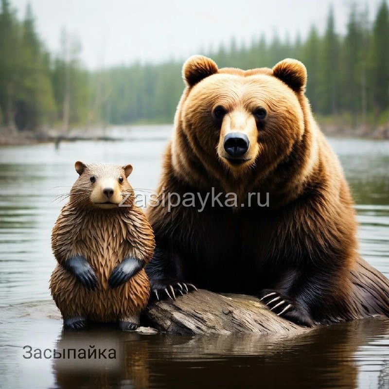 🦫Как Михаил и Борис "охотников" напугали🐻