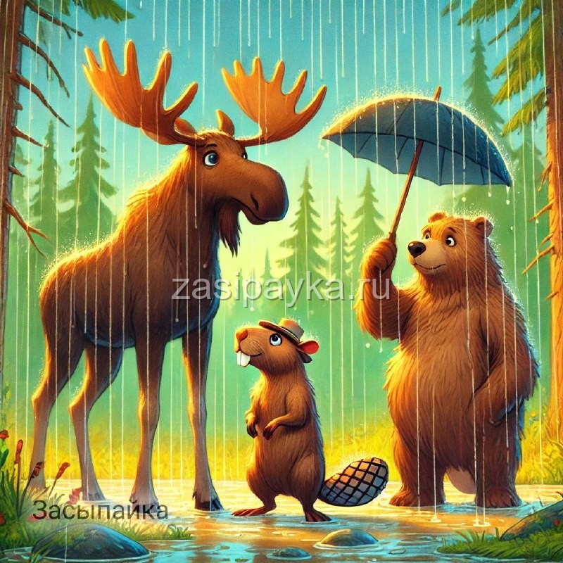 🐻🦫🫎Как началась наша дружба☔️