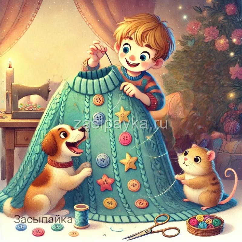 🧵 Как Папин Свитер Спас День 🧵