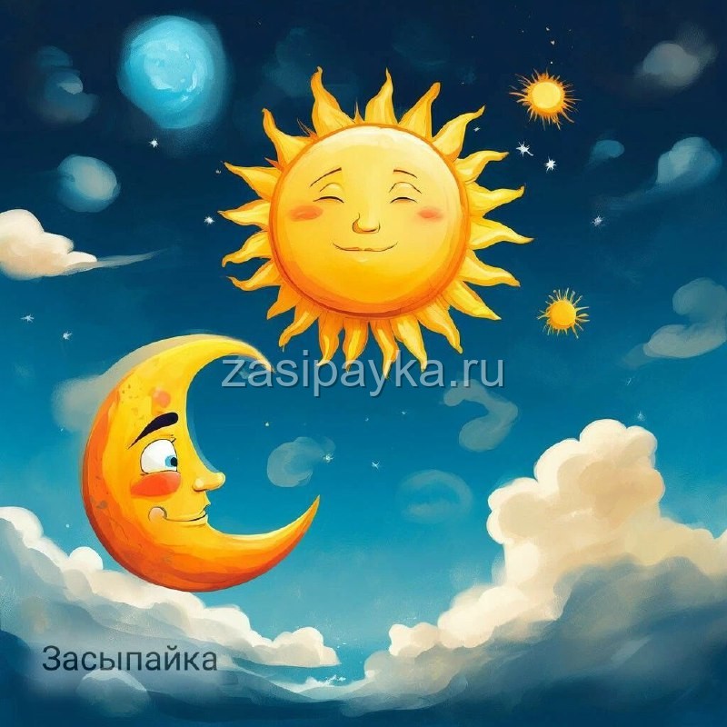 🌞Как Солнце и Луна в догонялки играли🌝