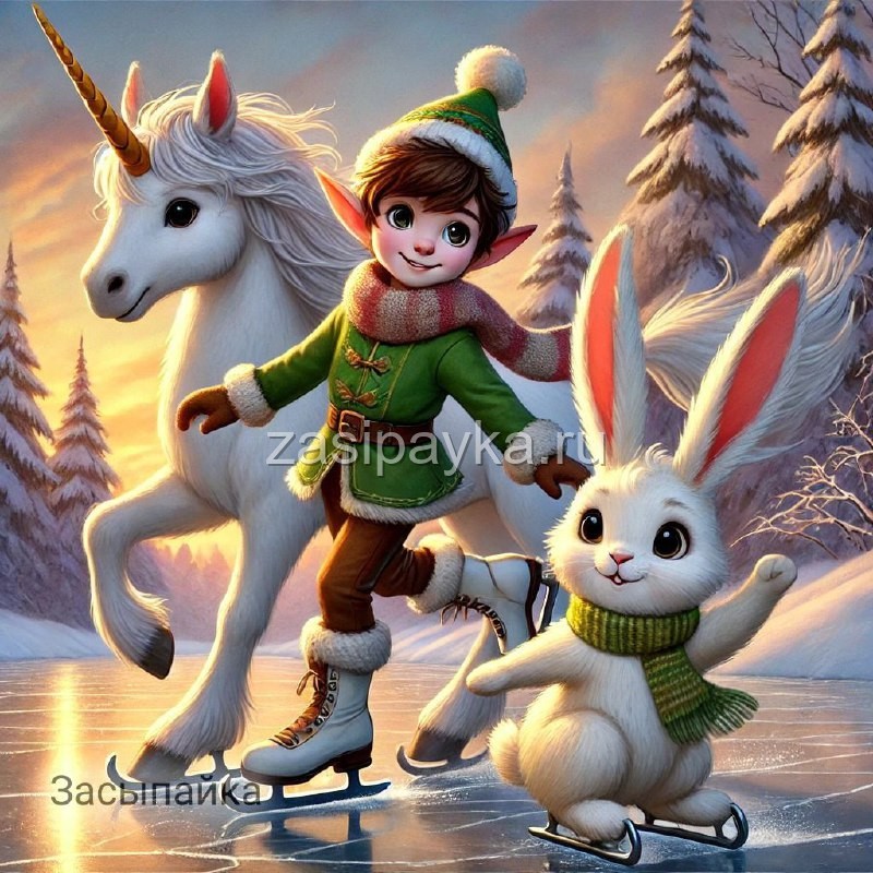 🦄Каток под звездным небом⛸