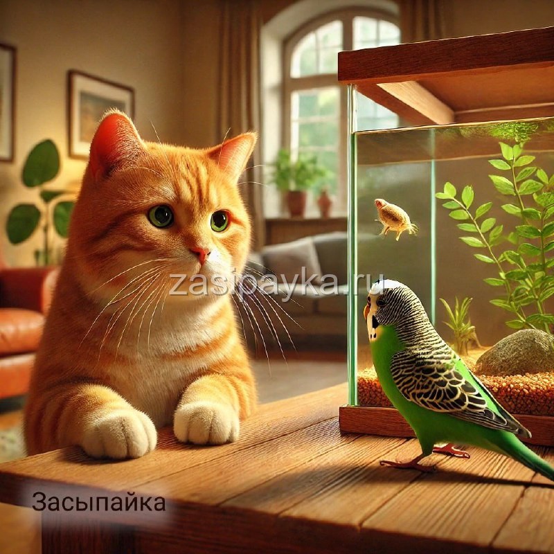 🐈 Кекс и "невидимая" рыба🐟