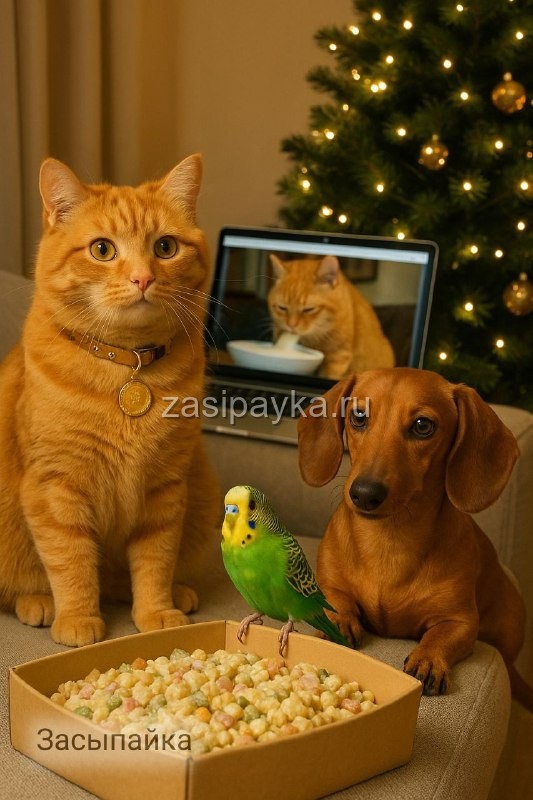 🐈🦜Кекс — звезда интернета (сказка о случайной славе и настоящей дружбе)