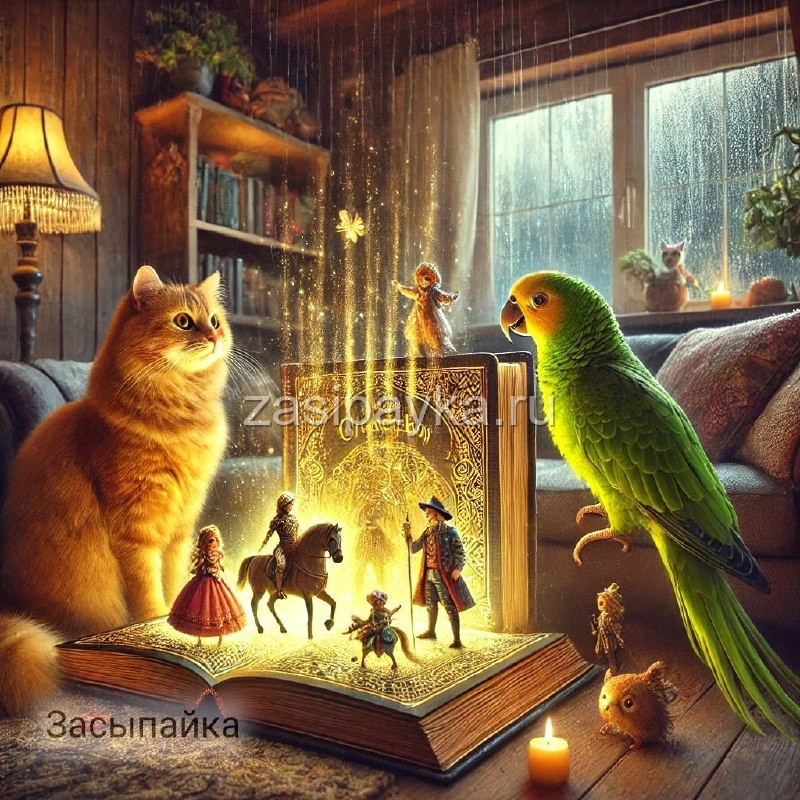 🐈🦜Книга, которая оживает📖