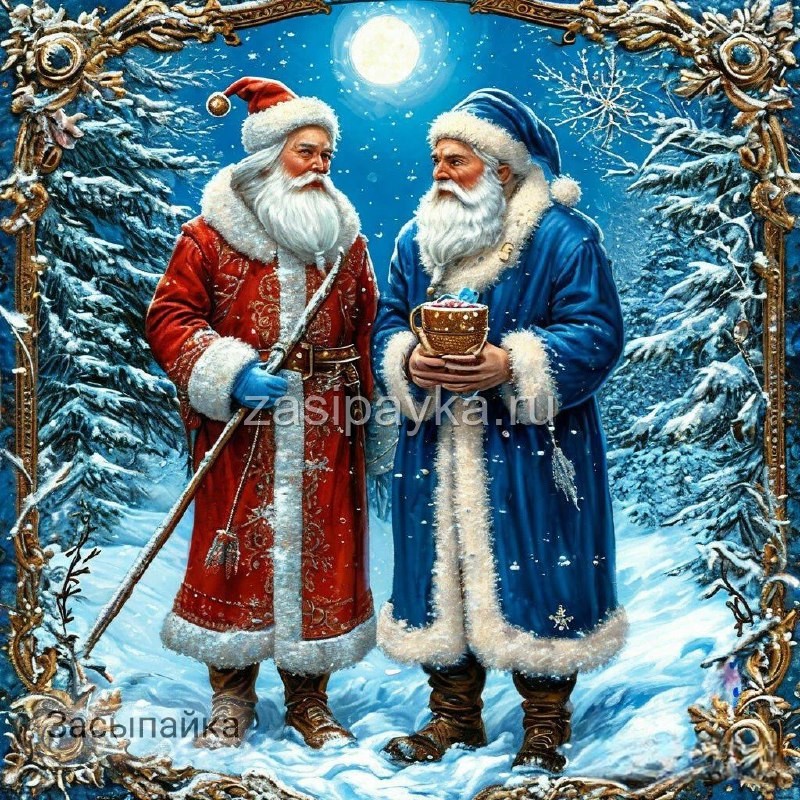🎄 Когда Дед Мороз и Санта Клаус поссорились 🎄