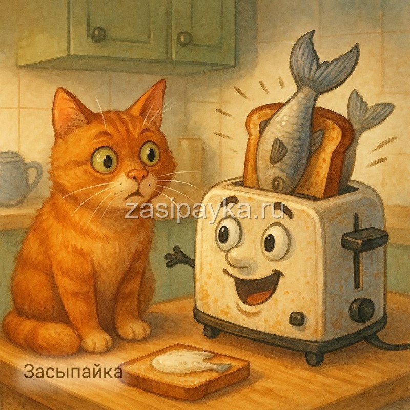 😽Кот Василий и говорящий тостер🍞