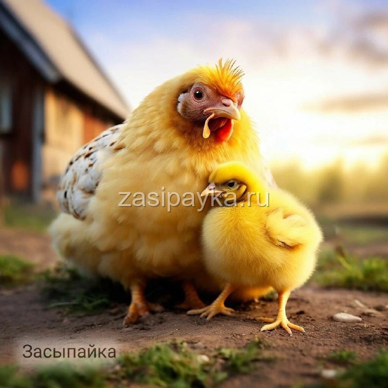 🐔Курица по кличке Штирлиц и ее материнские чувства🐥 Мамина сказка