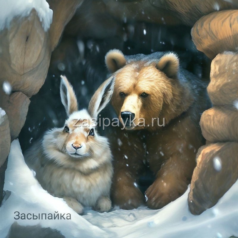 🐇Лапушка и Борода🐻 Дружественная сказка