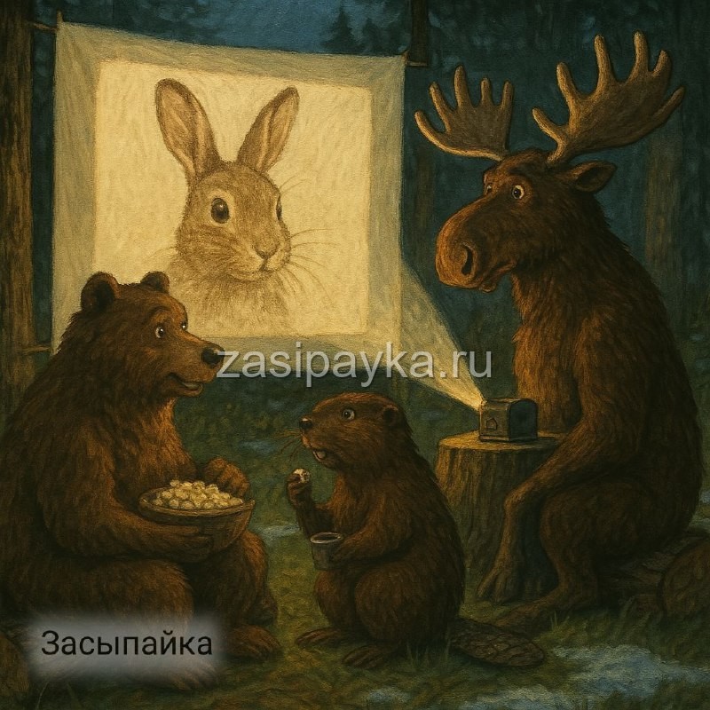 🎬 Лесной кинотеатр🐻🦫🫎