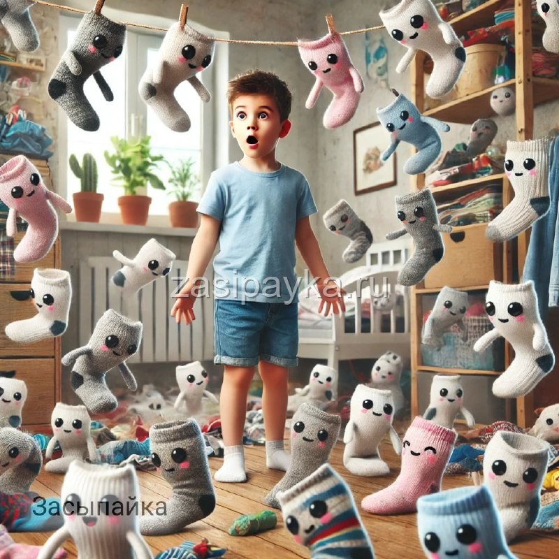 👦Летающие носки 🧦✨