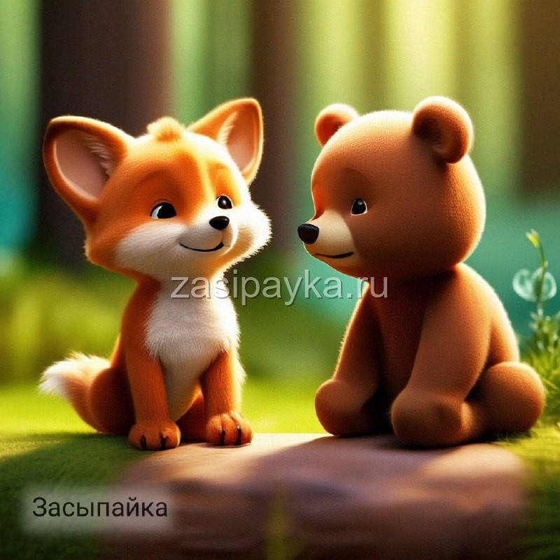 🦊Лисёнок и Медвежонок: Приключение в Лесу🐻