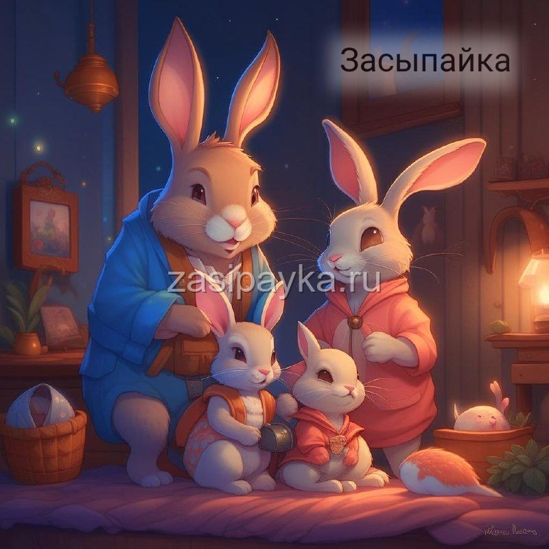 🐰Маленький зайчик Зайчонок и его семья🐰
