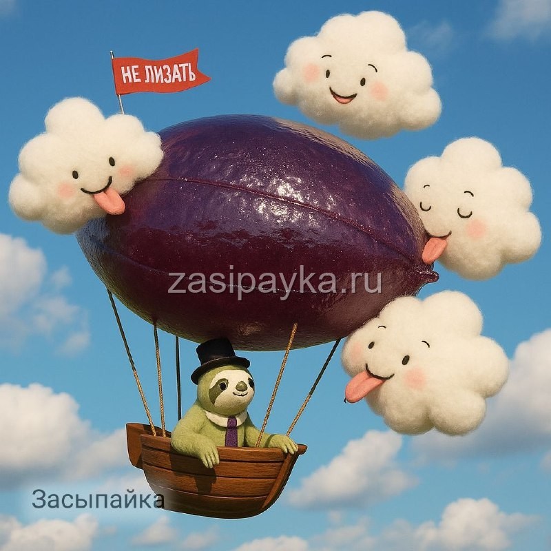☁️Мармеладный дирижабль и четыре тучки☁️