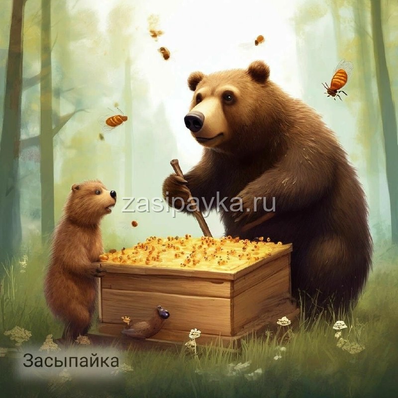 🐻🦫Медведь и Бобр: Медовый Праздник🍯 Сладкая сказка