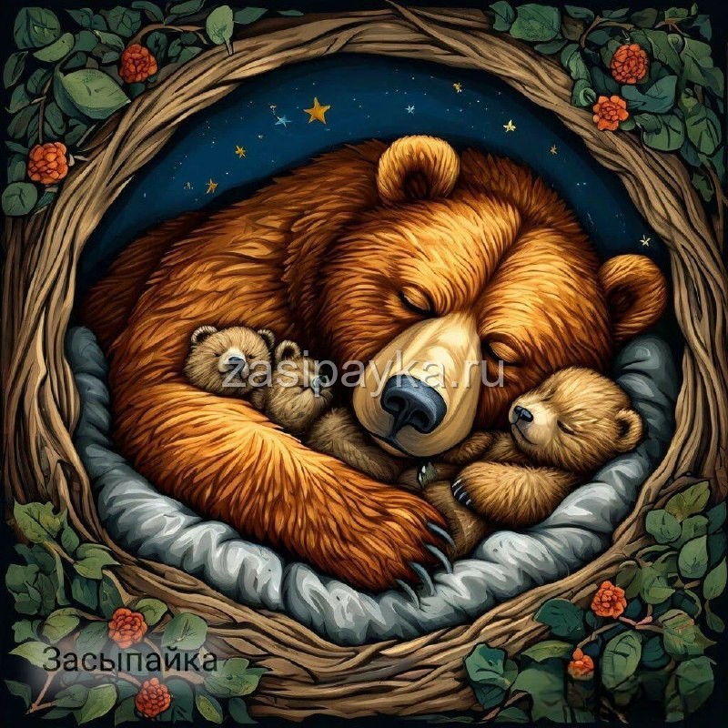 🐻Медвежонок, который не хотел спать🛌❄️