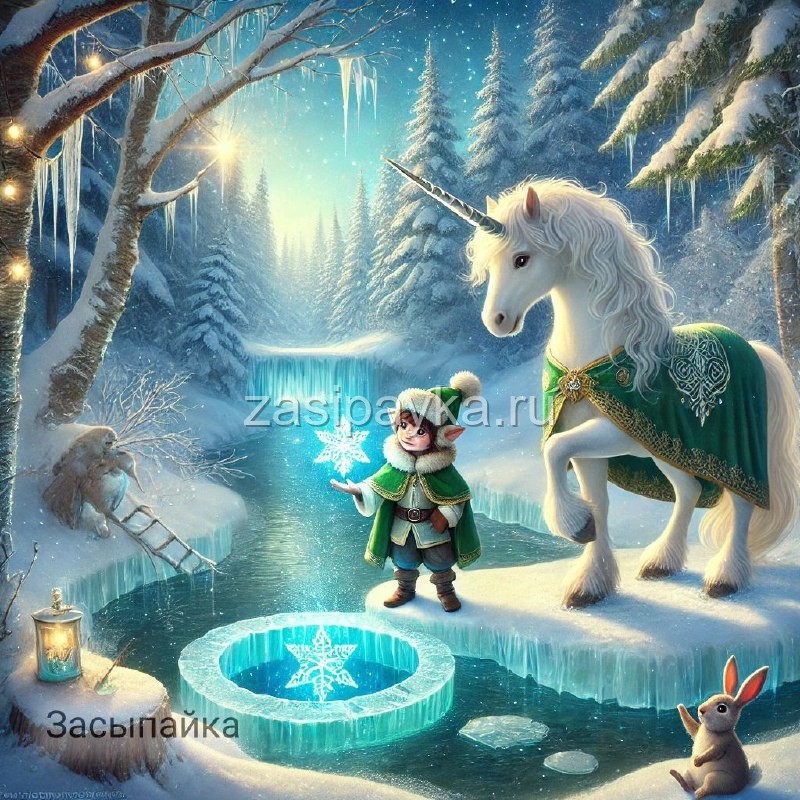 🦄🧝♂🐇Морозная прорубь и ледяные сюрпризы🧊