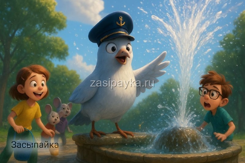 🕊️ «Полкапитана и шторм в фонтане»
