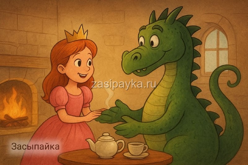 🐲 Принцесса и вежливый дракон