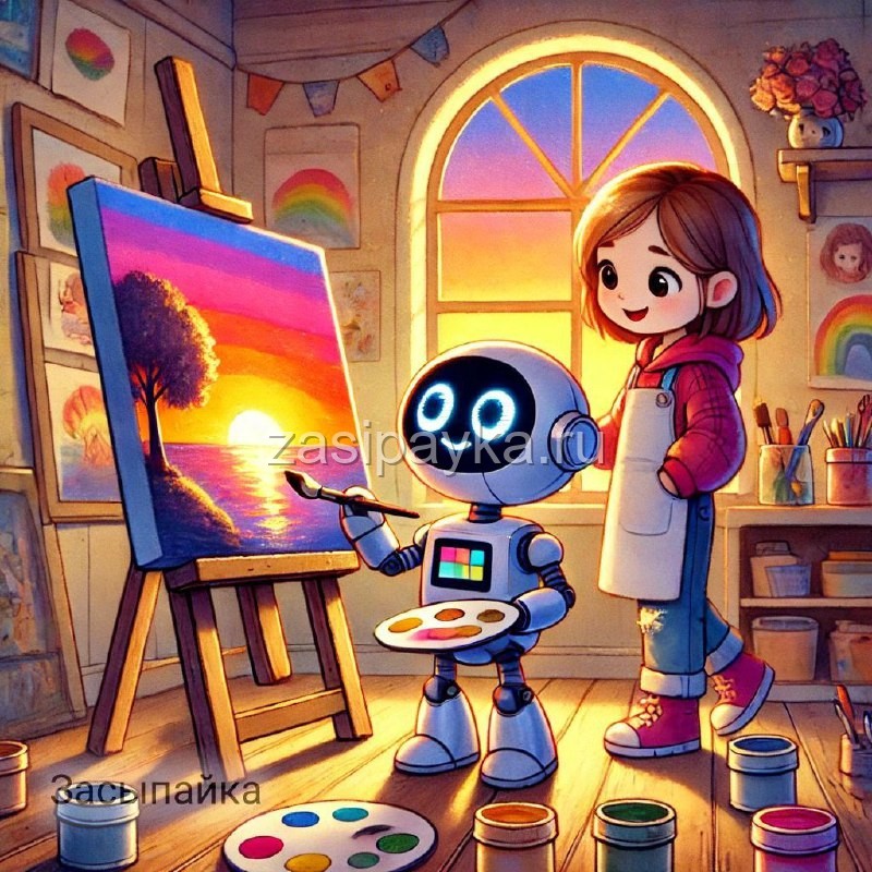 🤖Робот, который хотел стать художником🎨