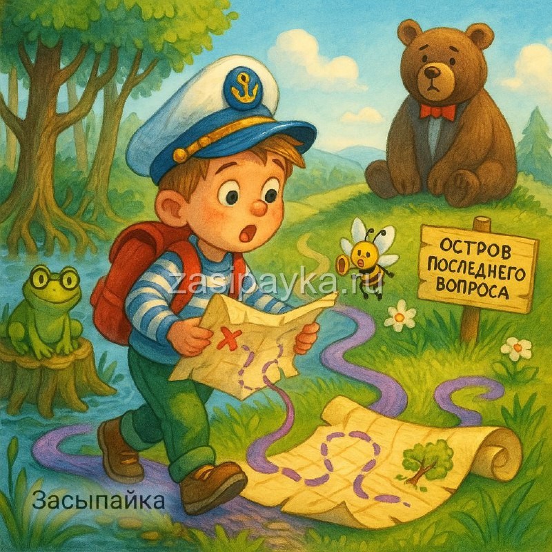 🗺️ Сказка: «Карта, которая рисовала себя сама»