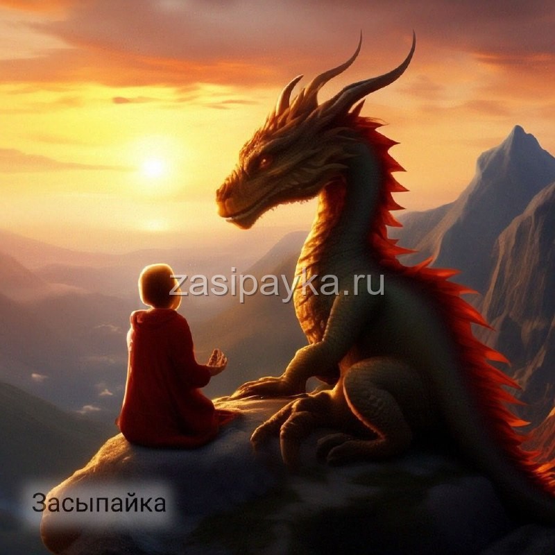 🐲Сказка о Мудром Драконе и Маленьком Волшебнике🧙