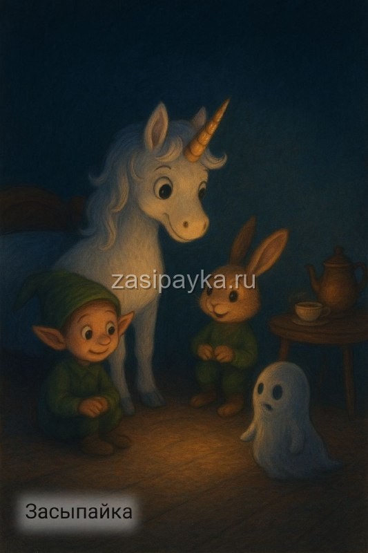 🌙 Сказка о том, как Прошка подружился со своими страхами 🦄