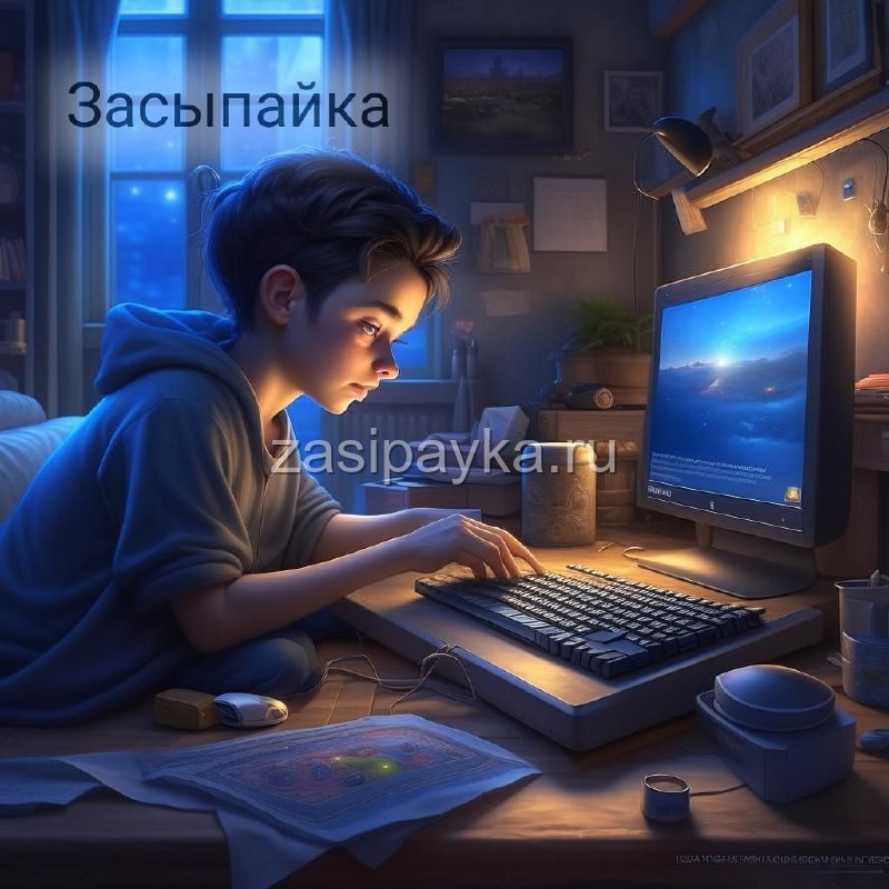 🪄💻Сказка о Волшебном Компьютере, который укладывал мальчика Сашу спать🛌