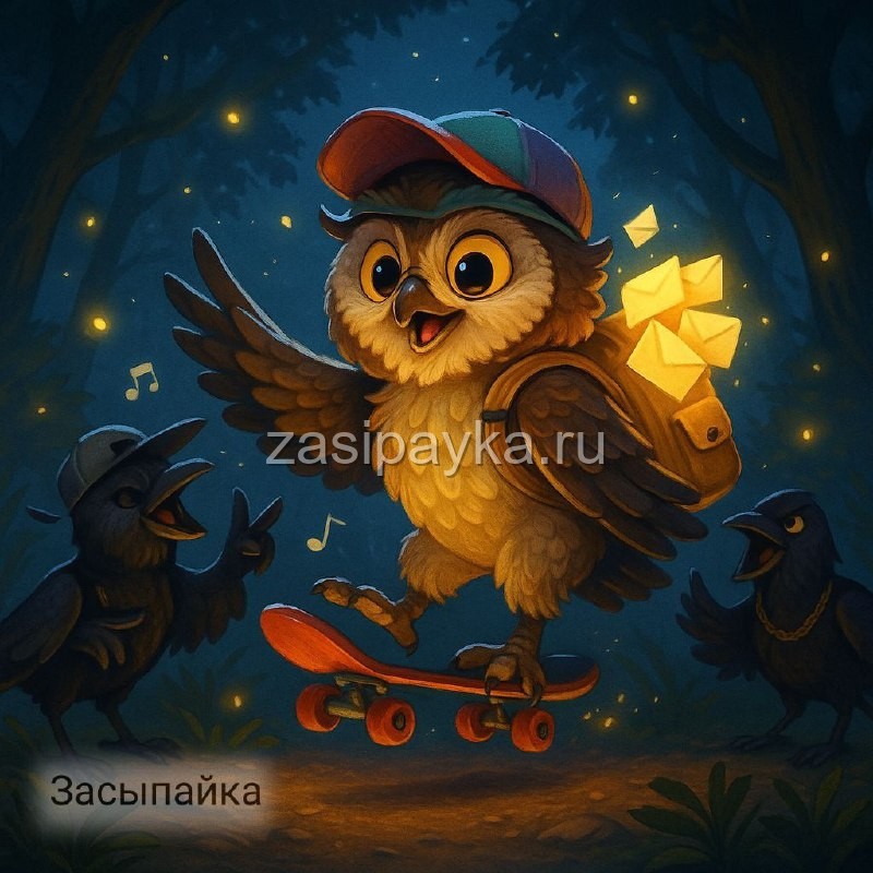 🦉 Сказка: «Почтовая сова, которая забыла, как летать»