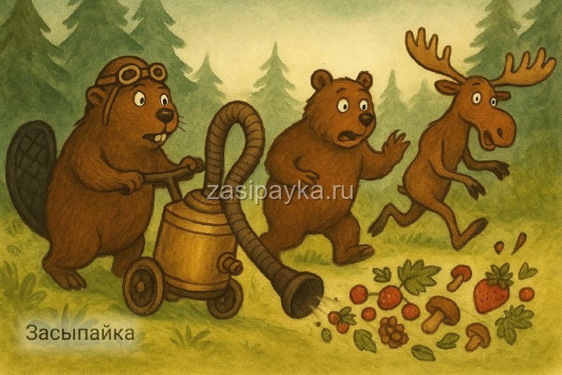 🌲 Сказка про Автоматический Собиратель Ягод 🍓⚙️
