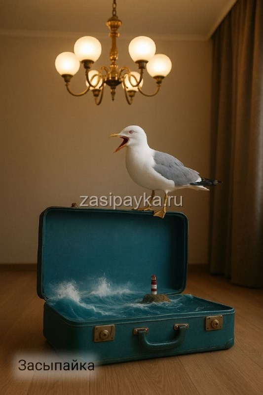 🧳🌊 Сказка про чемодан и неприличную чайку