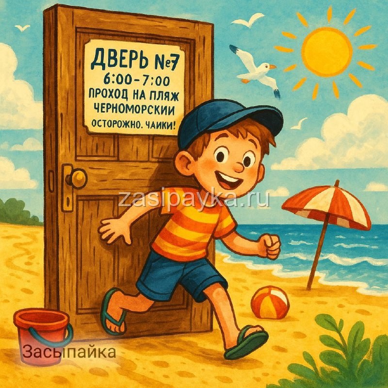 🏖 Сказка про дверь на море