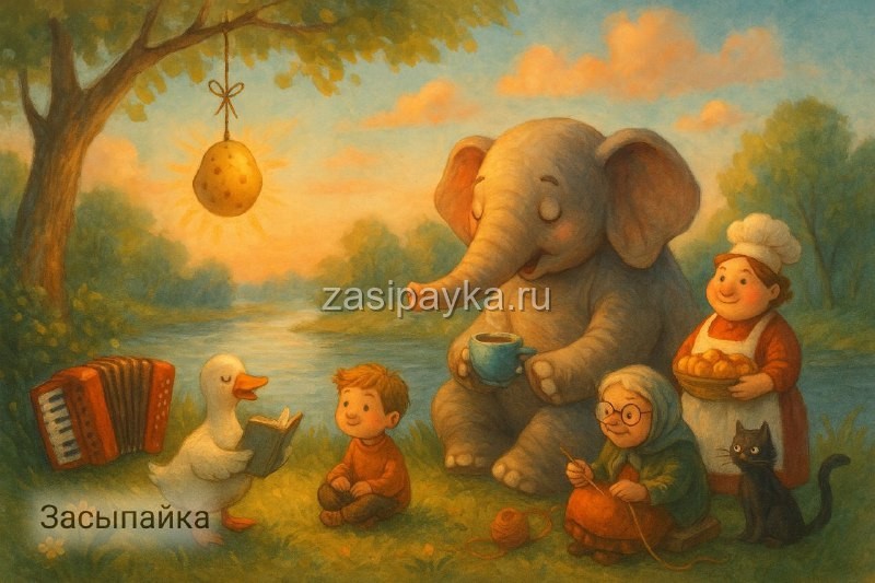 🐘Слон, который не помещался в утро🌞
