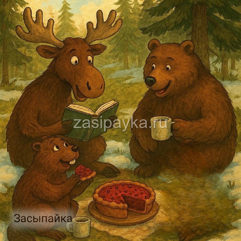 🥧 Сон на троих и пирог желаний (Сказка про Михаила, Бориса и Степана)