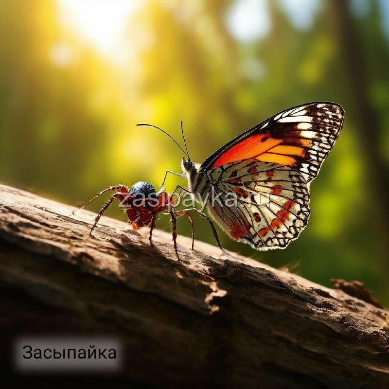 🦋Странная дружба🕷 Дружественная сказка