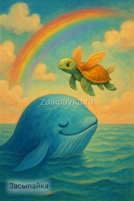 🐋 Тихий Китёнок и Летающая Черепаха