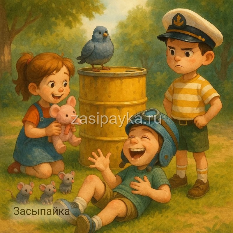🎠 «Три с половиной капитана и Бочка смеха»