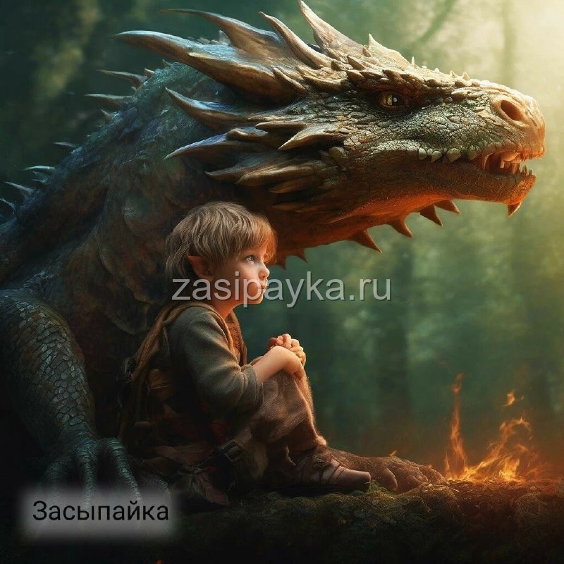 🧝♂️Волшебная дружба между лесным эльфом и драконом🐲 Дружественная сказка
