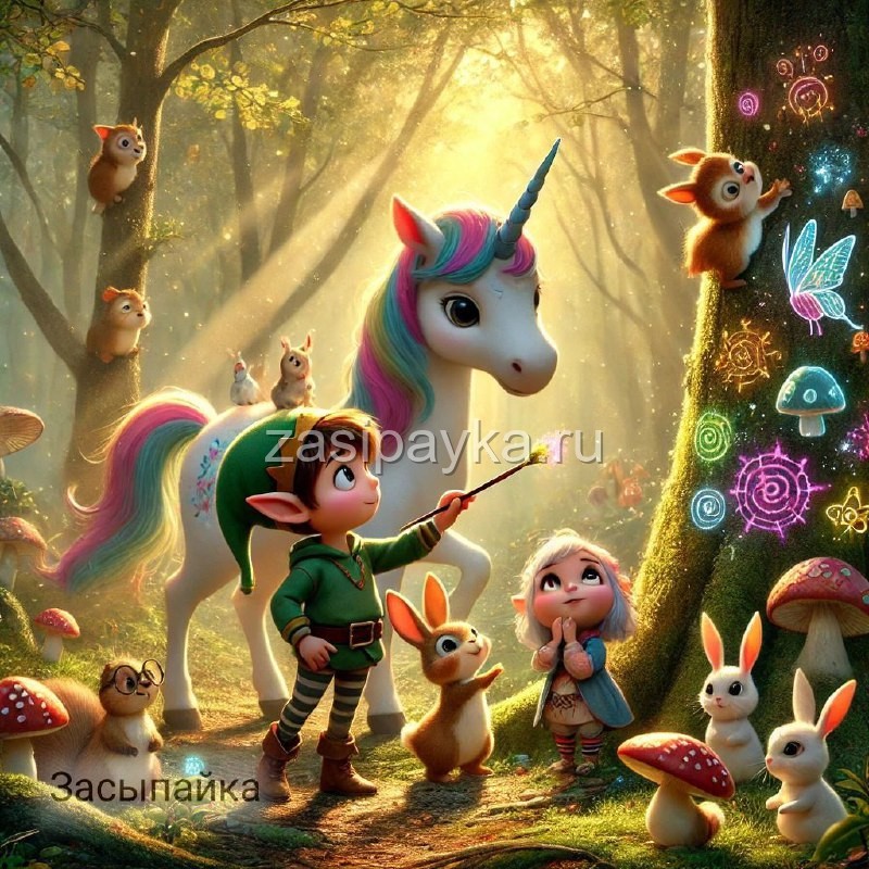 🦄Волшебная Кисточка и Лесные Узоры🎨