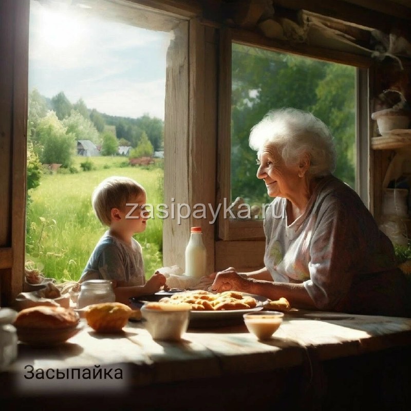 👵Волшебное лето у бабушки в деревне👦