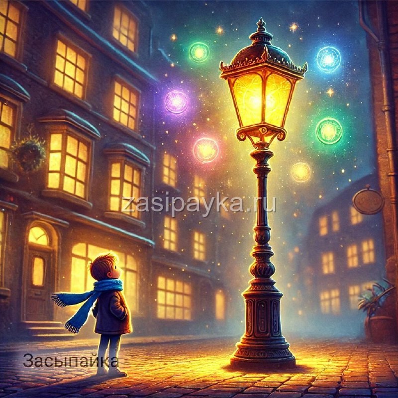 🌟 Волшебный фонарь и мальчик в синем шарфе